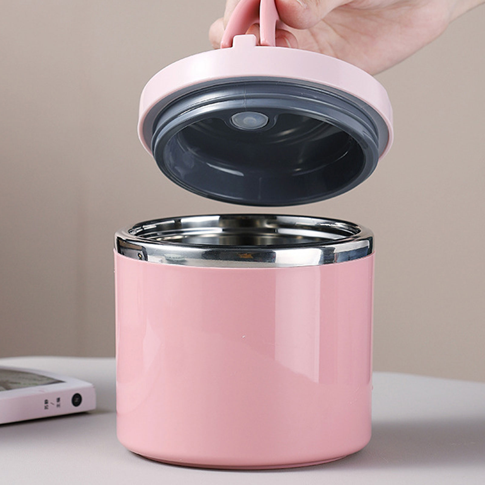 Snack Container Travel - 630ml Lunch Box Food Containers Stainless
