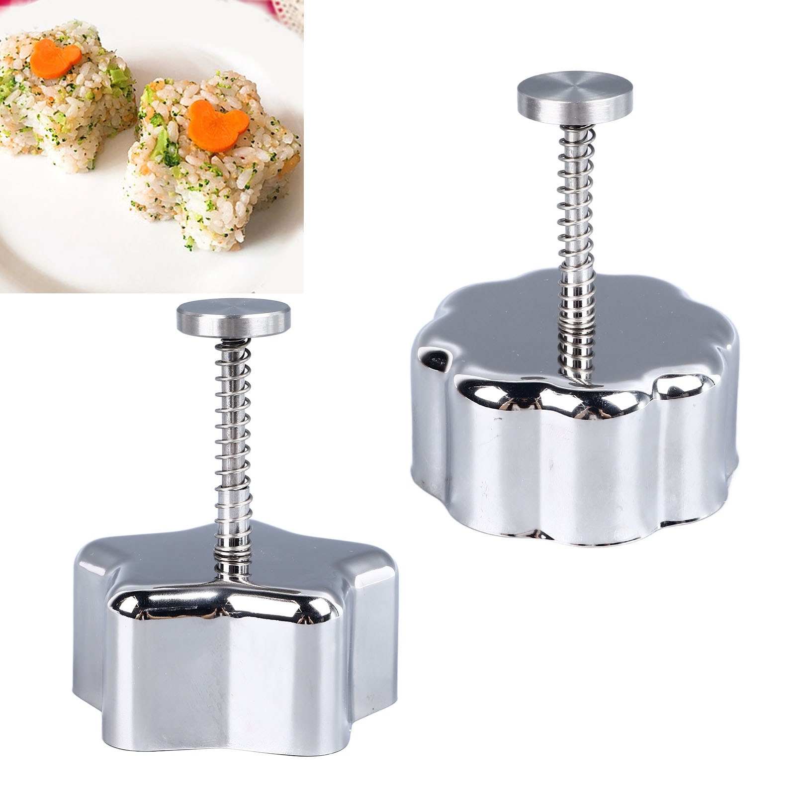 Baby Rice Food - Stainless Steel Rice Ball Mould Creative