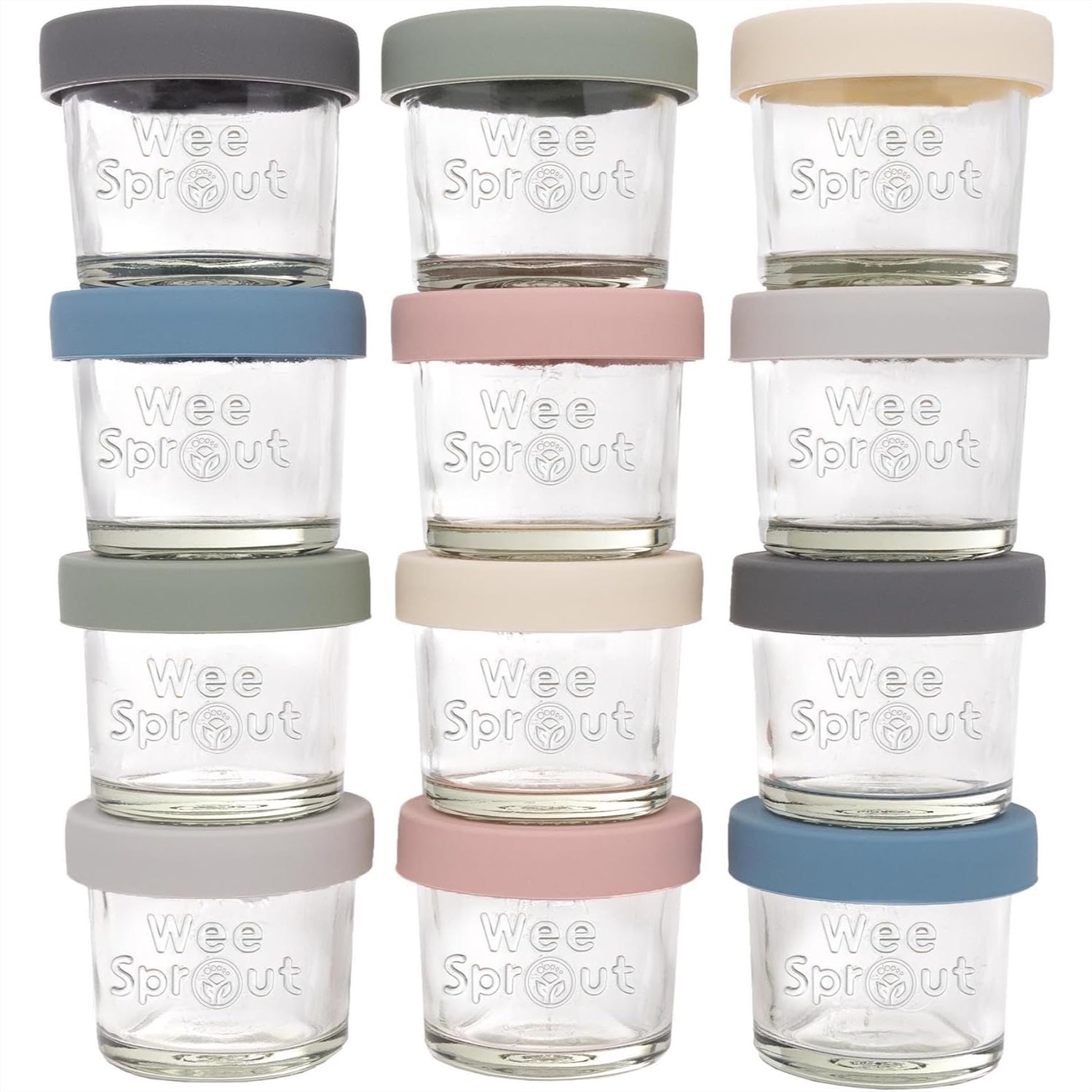 Baby Food Glass Jar - Glass Baby Food Storage Jars with