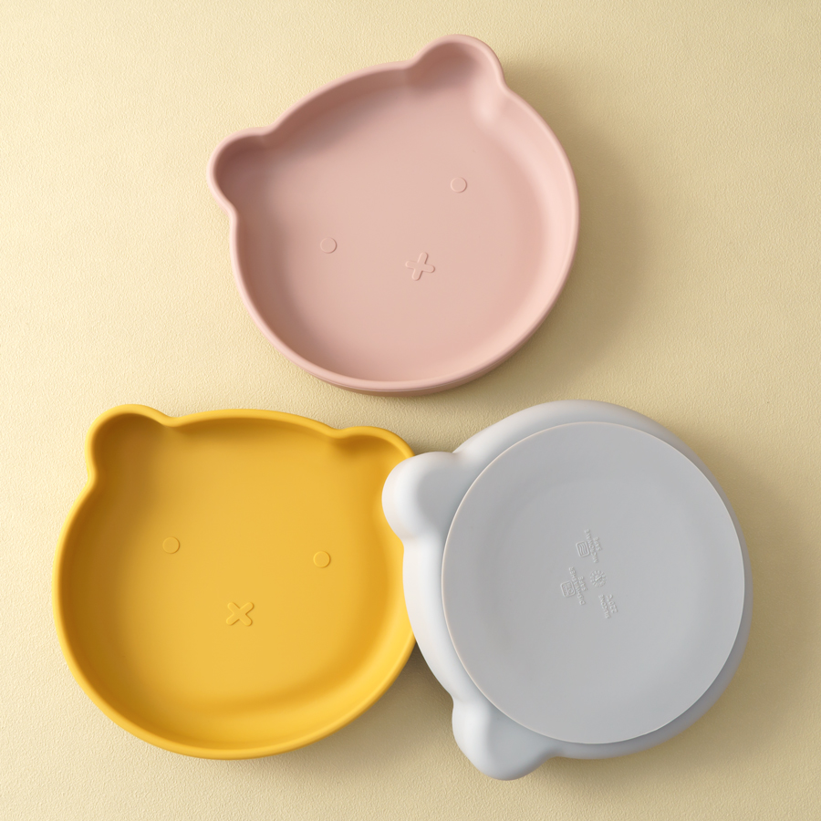 Baby Food Utensil - 1PC Silicone Baby Dishes Suction Dining
