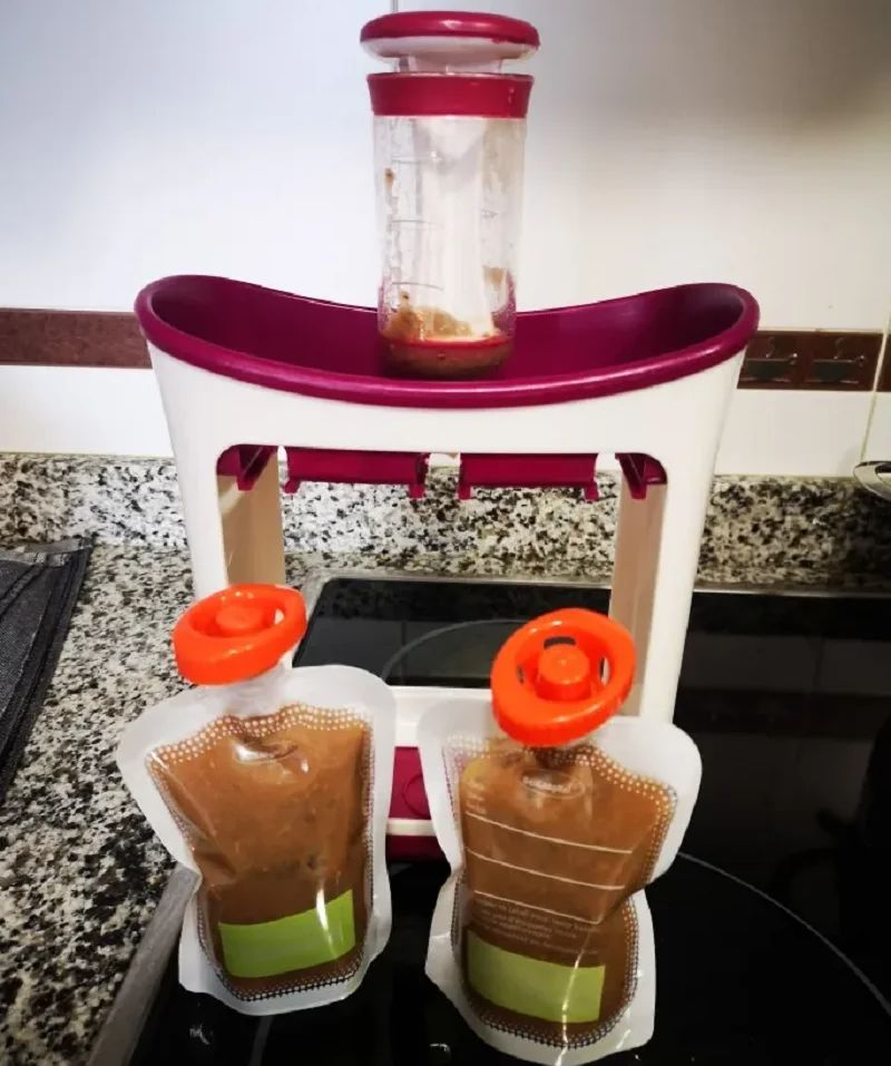 Baby Food Pouches 1 Year Old - Squeeze Food Station Homemade Baby Food