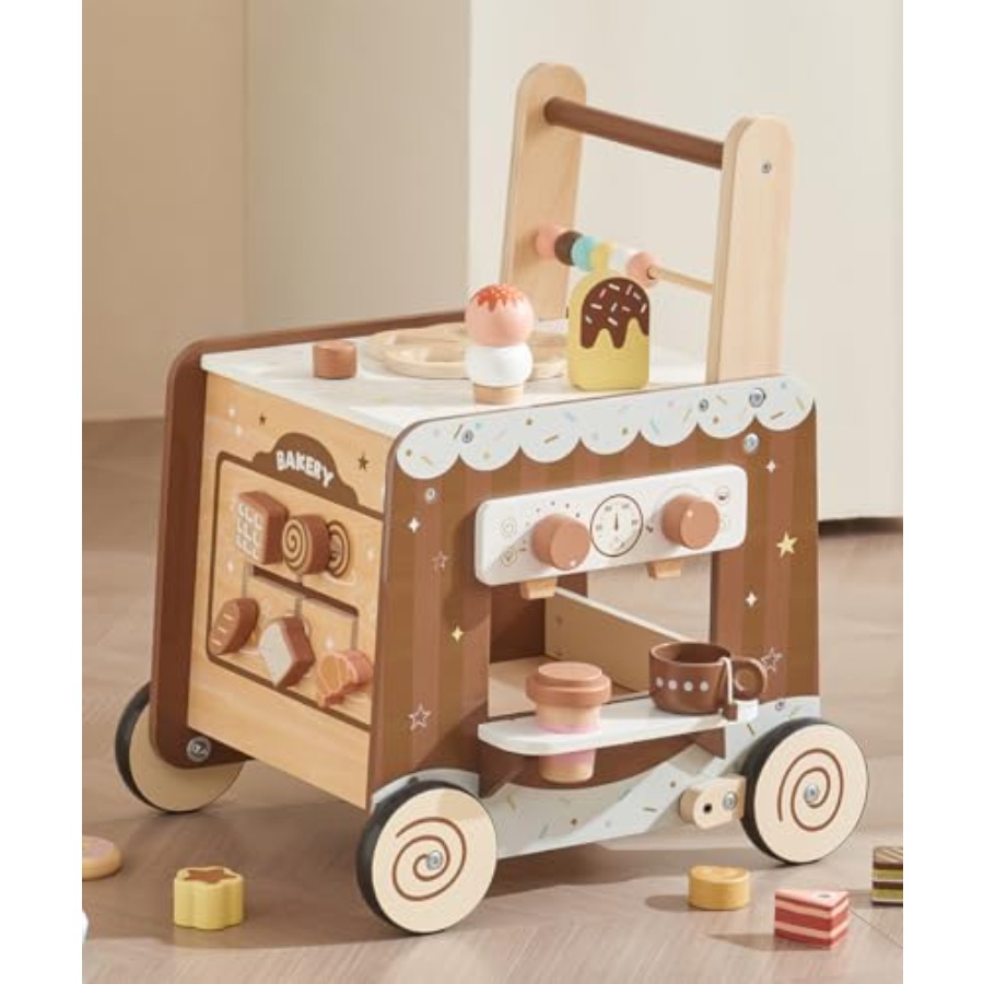 Baby Food For 1 Year Old - Montessori wooden baby walker for 1-year-olds: