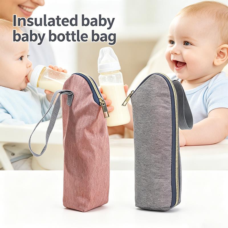 Baby Food Pouches 1 Year Old - Portable Baby Bottle Insulated Bag, Zippered