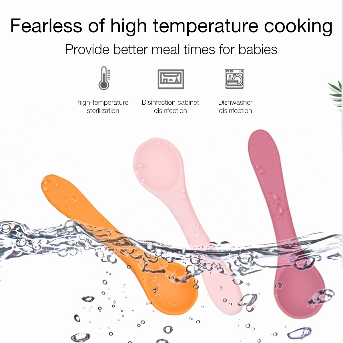 Soft Silicone Baby Feeding Spo - Baby Food Utensil 评论和价格