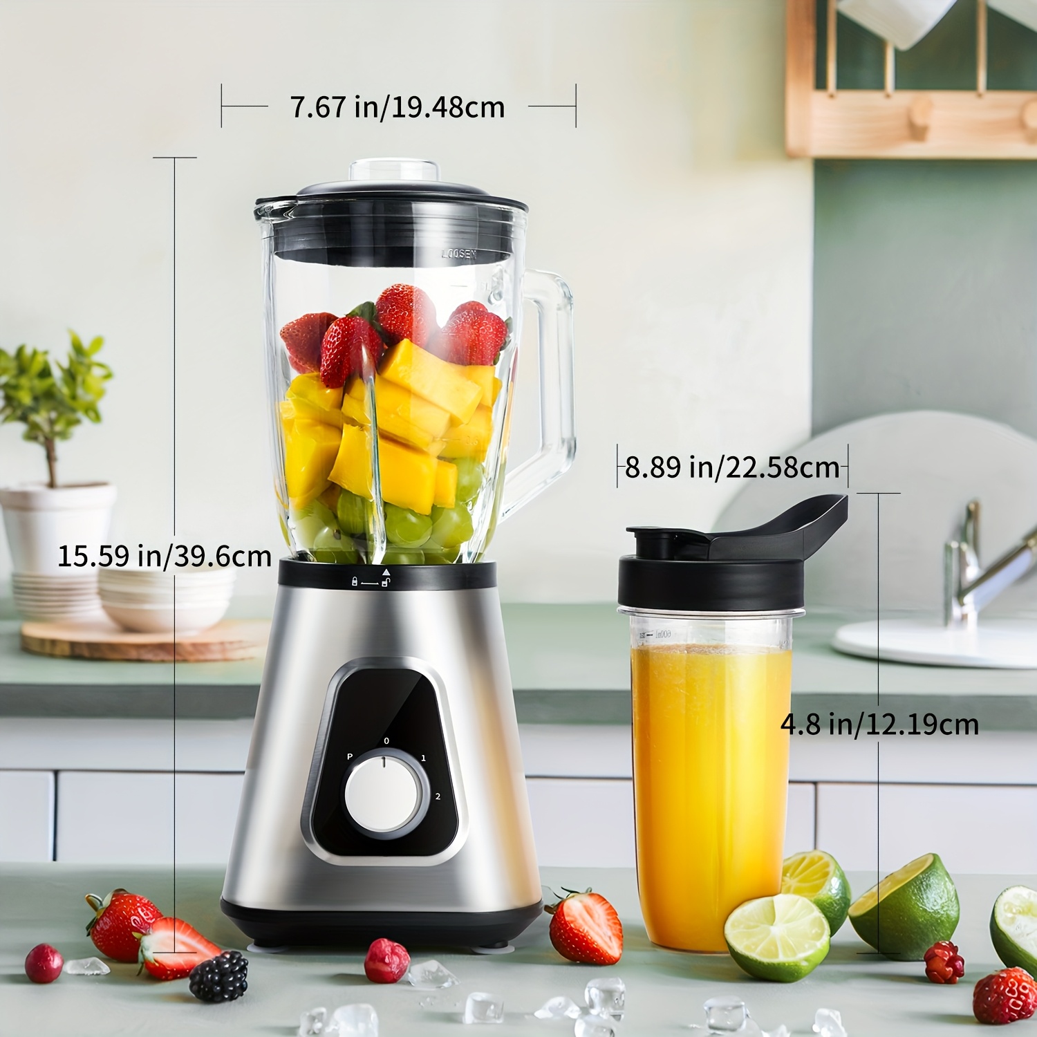 Countertop Blender, Juice Blen - Baby Food Glass Jar 评论和价格