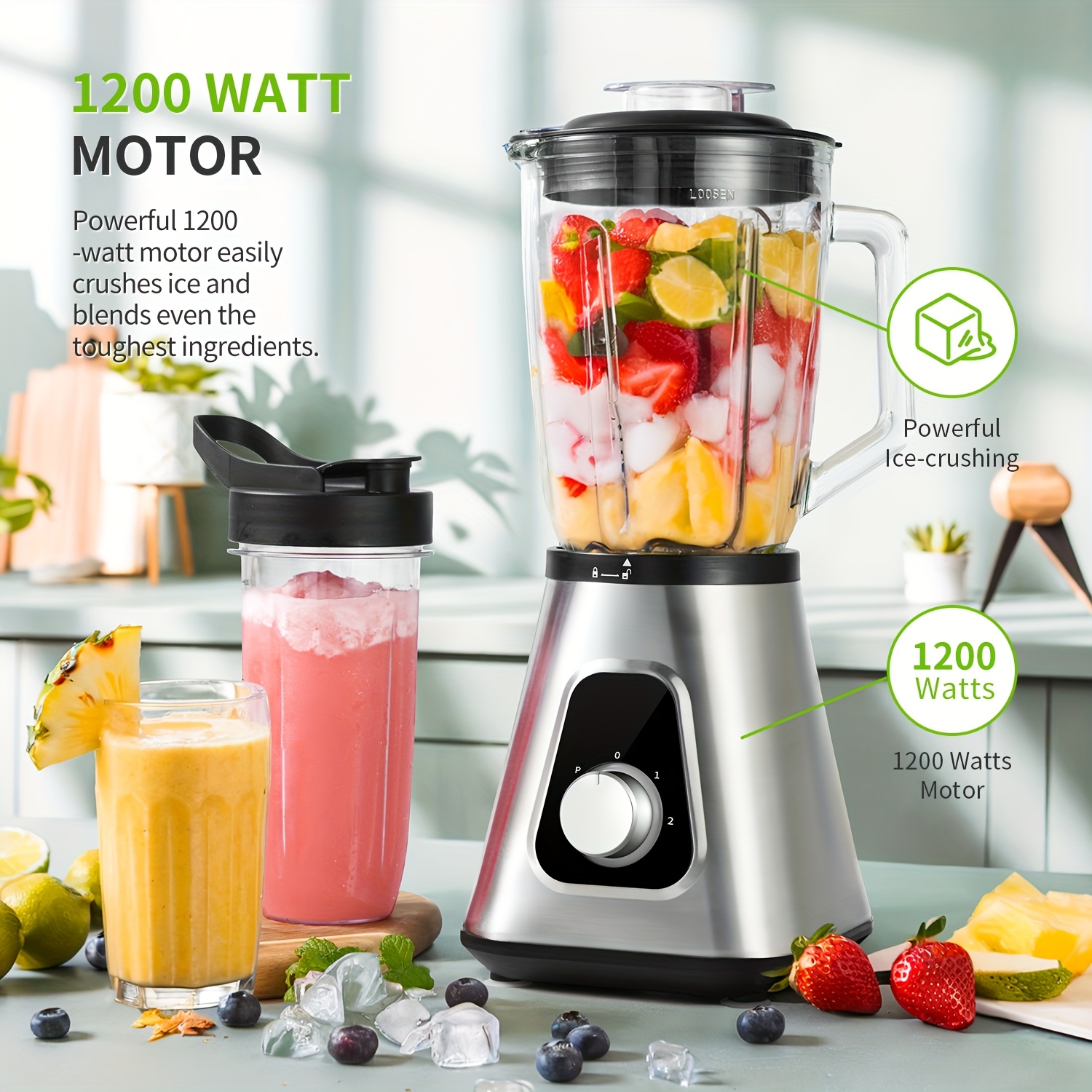 Countertop Blender, Juice Blen - Baby Food Glass Jar 评论和价格