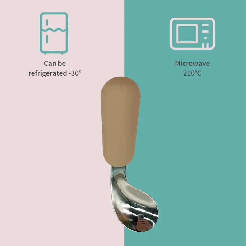 Baby Spoon Fork Set 316 Stainl - Baby Food Utensils Set 评论和价格