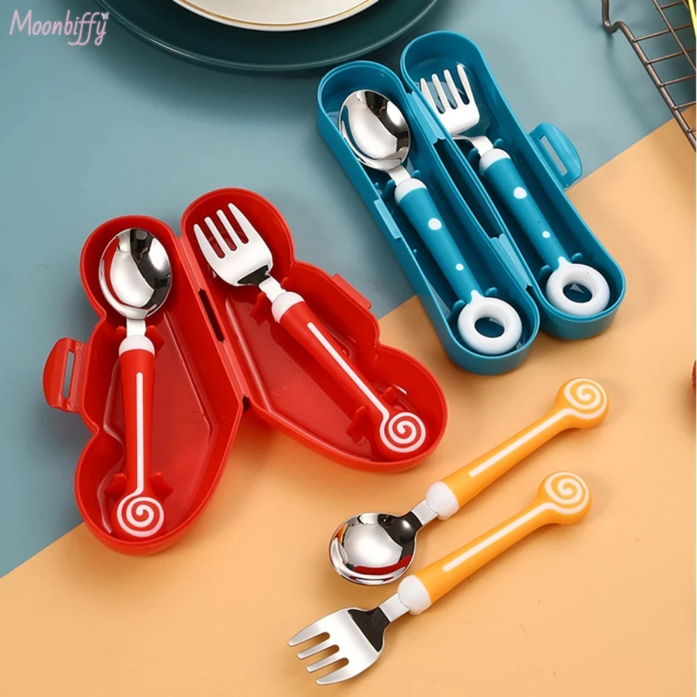 Children Utensil Cute Circle C - Baby Food Utensils Set 评论和价格