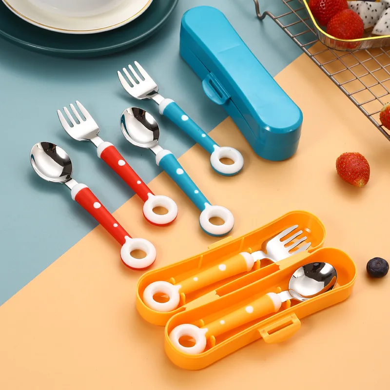 Children Utensil Cute Circle C - Baby Food Utensils Set 评论和价格