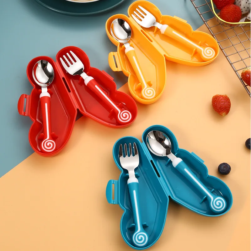 Children Utensil Cute Circle C - Baby Food Utensils Set 评论和价格