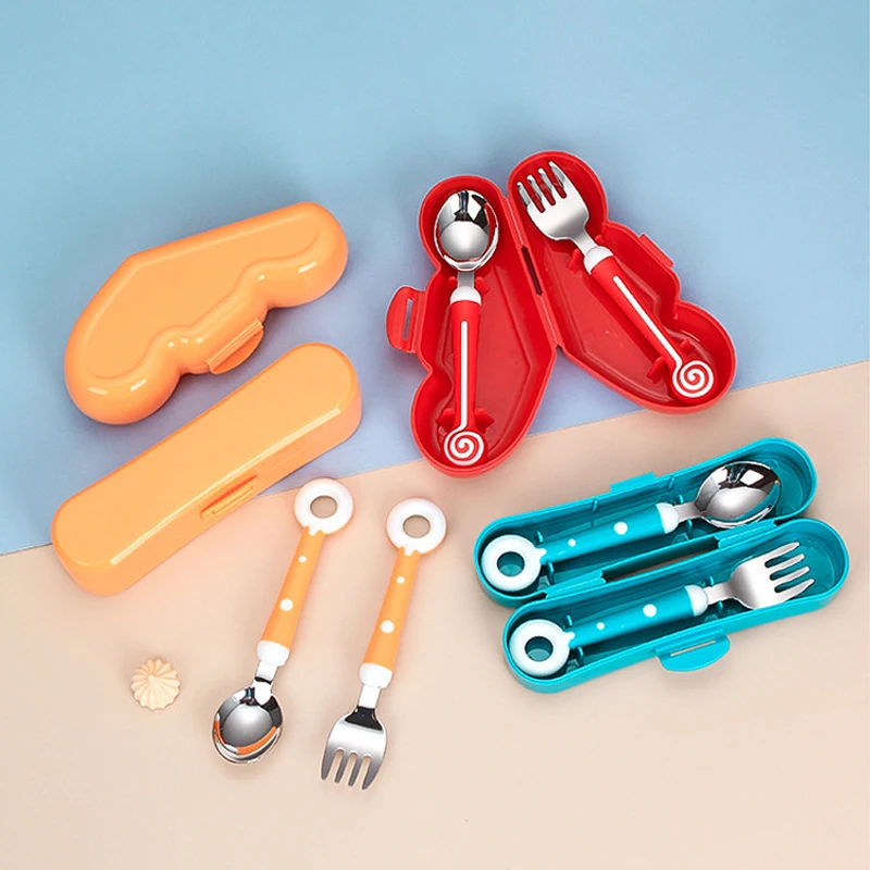 Children Utensil Cute Circle C - Baby Food Utensils Set 评论和价格