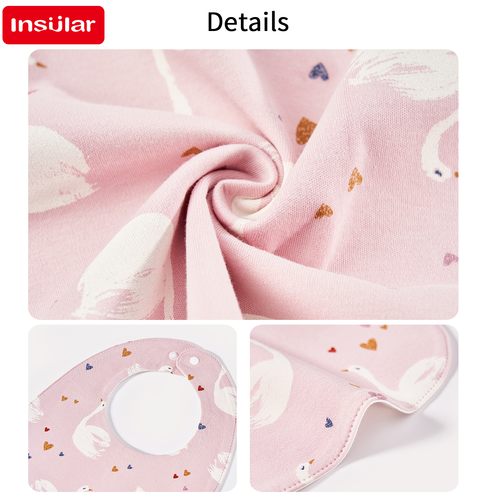 INSULAR 1pc Baby Bibs Burp Clo - Baby Rice Food 评论和价格