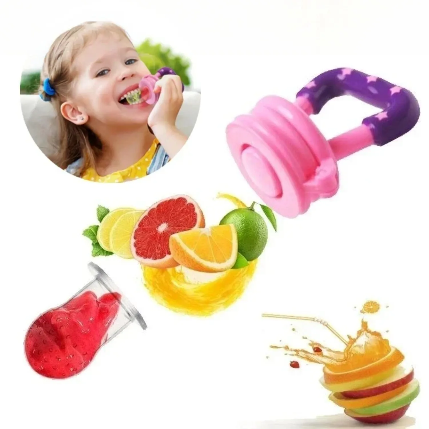 Baby Fruit Food Feeder/pacifie - Baby Food Bites 评论和价格