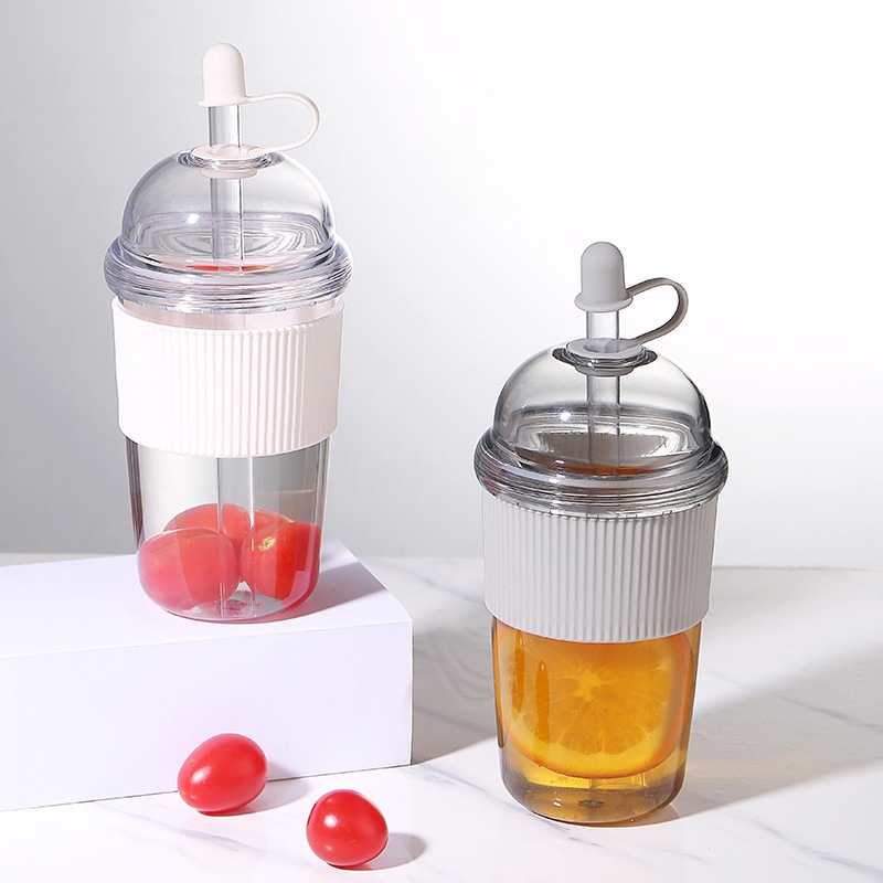 630ML Straw Cup with Lid and S - Training Cup Straw 评论和价格