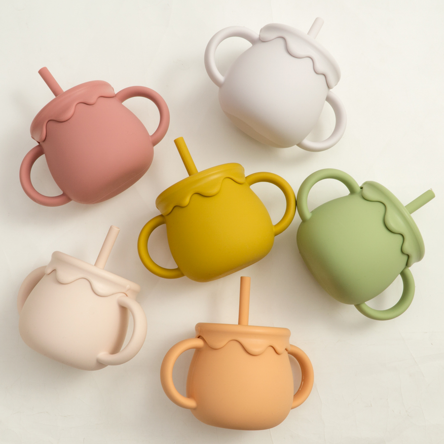 Baby Feeding Cups Portable Dri - Snack Container Travel 评论和价格