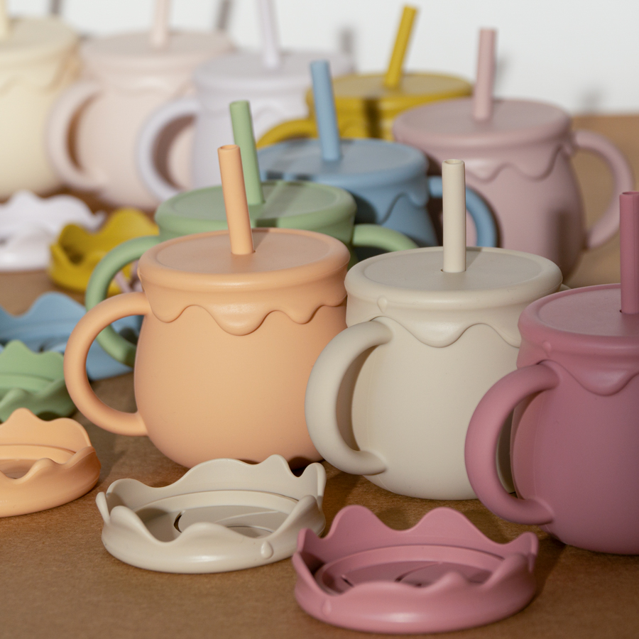 Baby Feeding Cups Portable Dri - Snack Container Travel 评论和价格