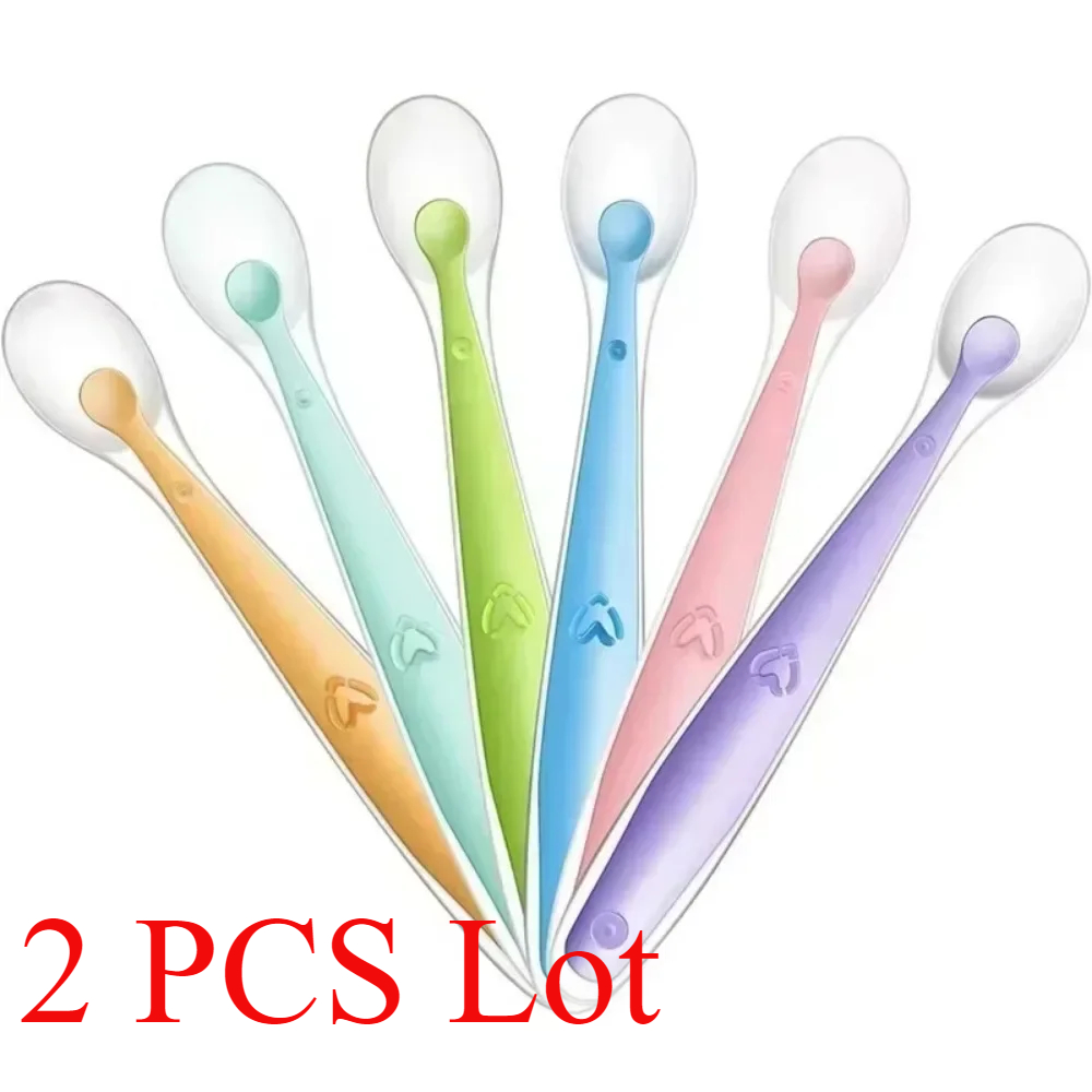 2/1pcs Silicone Spoon for Baby - Baby Food Utensil 评论和价格