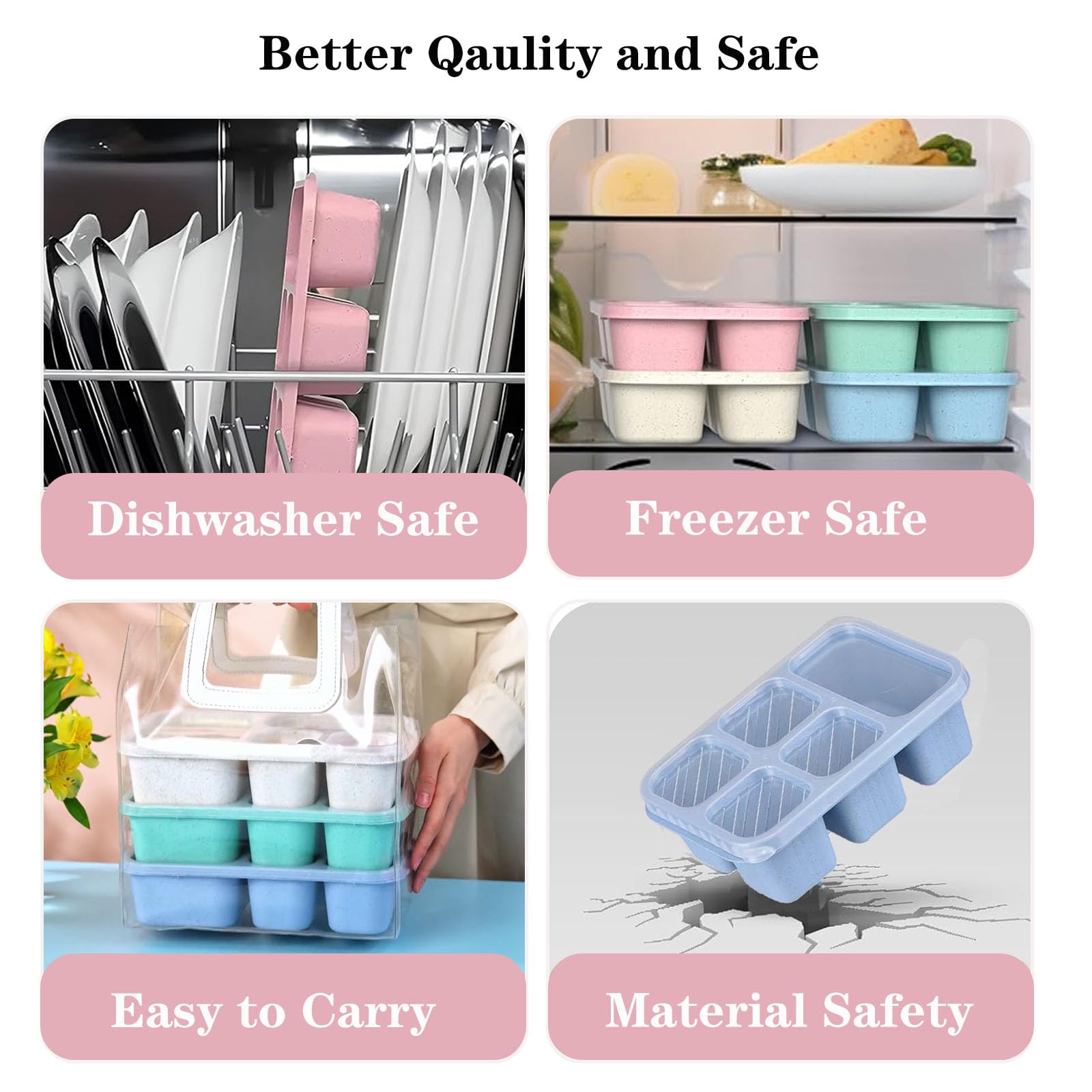 1PC, bento lunch box, suitable - Snack Container Travel 评论和价格