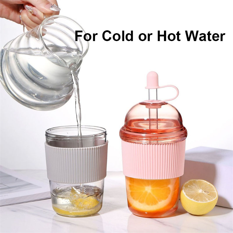 430ML Straw Cup With Lid Bubbl - Training Cup Straw 评论和价格