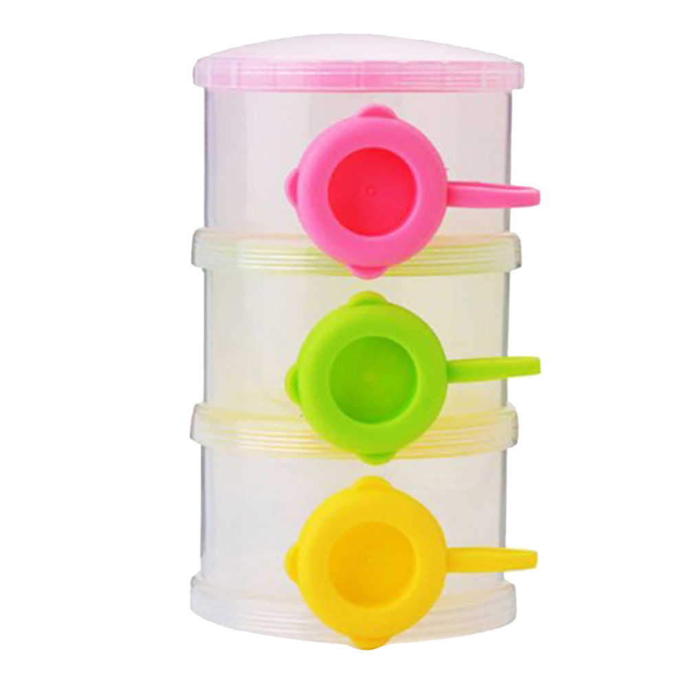 3 Layer Stackable Baby Formula - Snack Container Travel 评论和价格