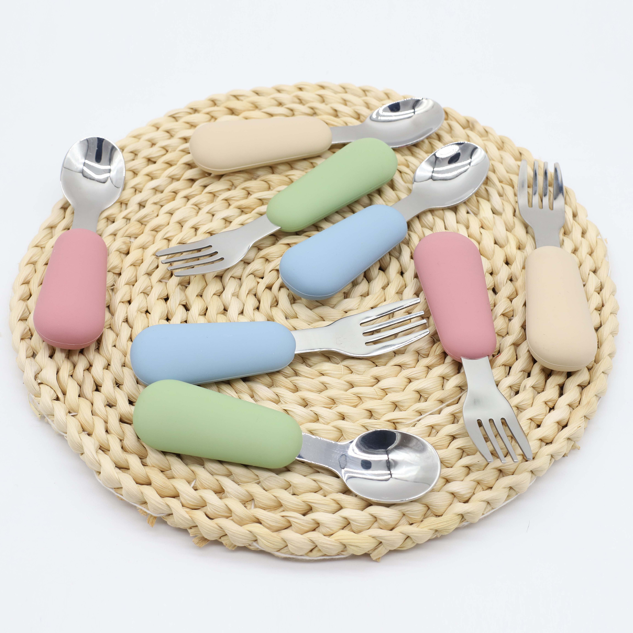Silicone stainless steel spoon - Easy Baby Food 评论和价格