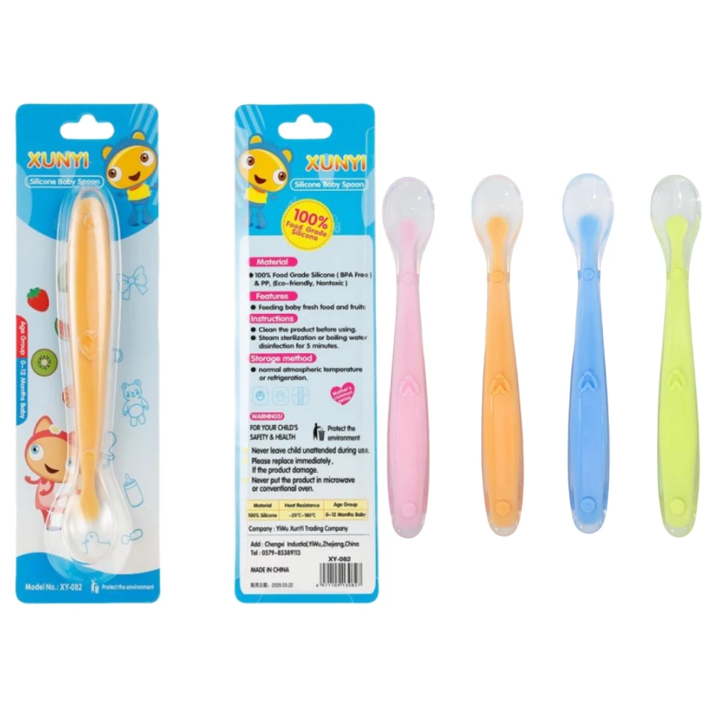 Baby Spoons Soft Silicone Todd - Baby Food Utensil 评论和价格