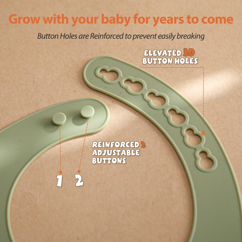 Baby Silicone Bib and Utensil  - Baby Food Utensils Set 评论和价格