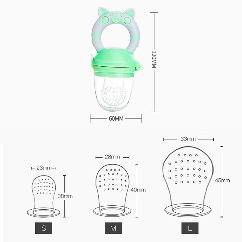 4pcs/set Silicone Fruit & Vege - Baby Food Bites 评论和价格