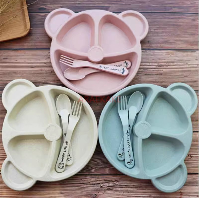 Children's Dining Plate Set Di - Baby Food Utensil 评论和价格