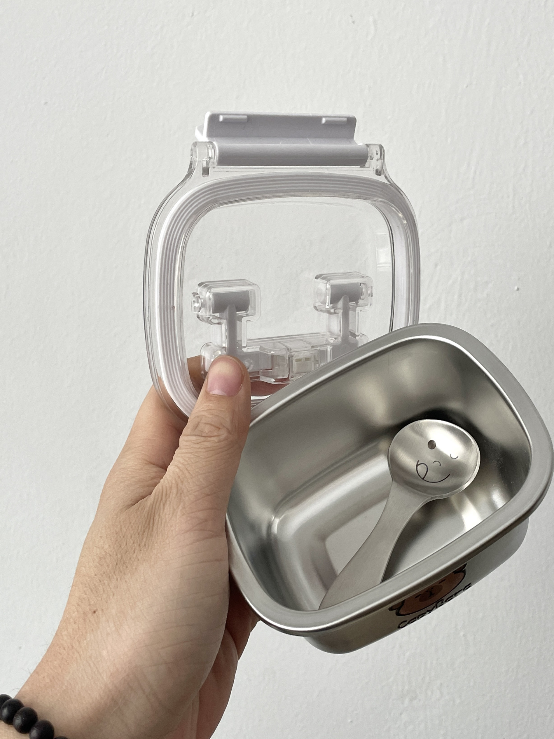 Cute Cartoon Stainless Steel 3 - Baby Food Yogurt 评论和价格