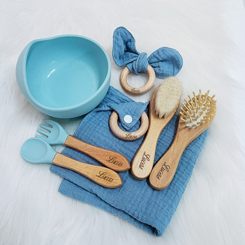7PCS/Set Personalized Name Bab - Baby Food Bites 评论和价格