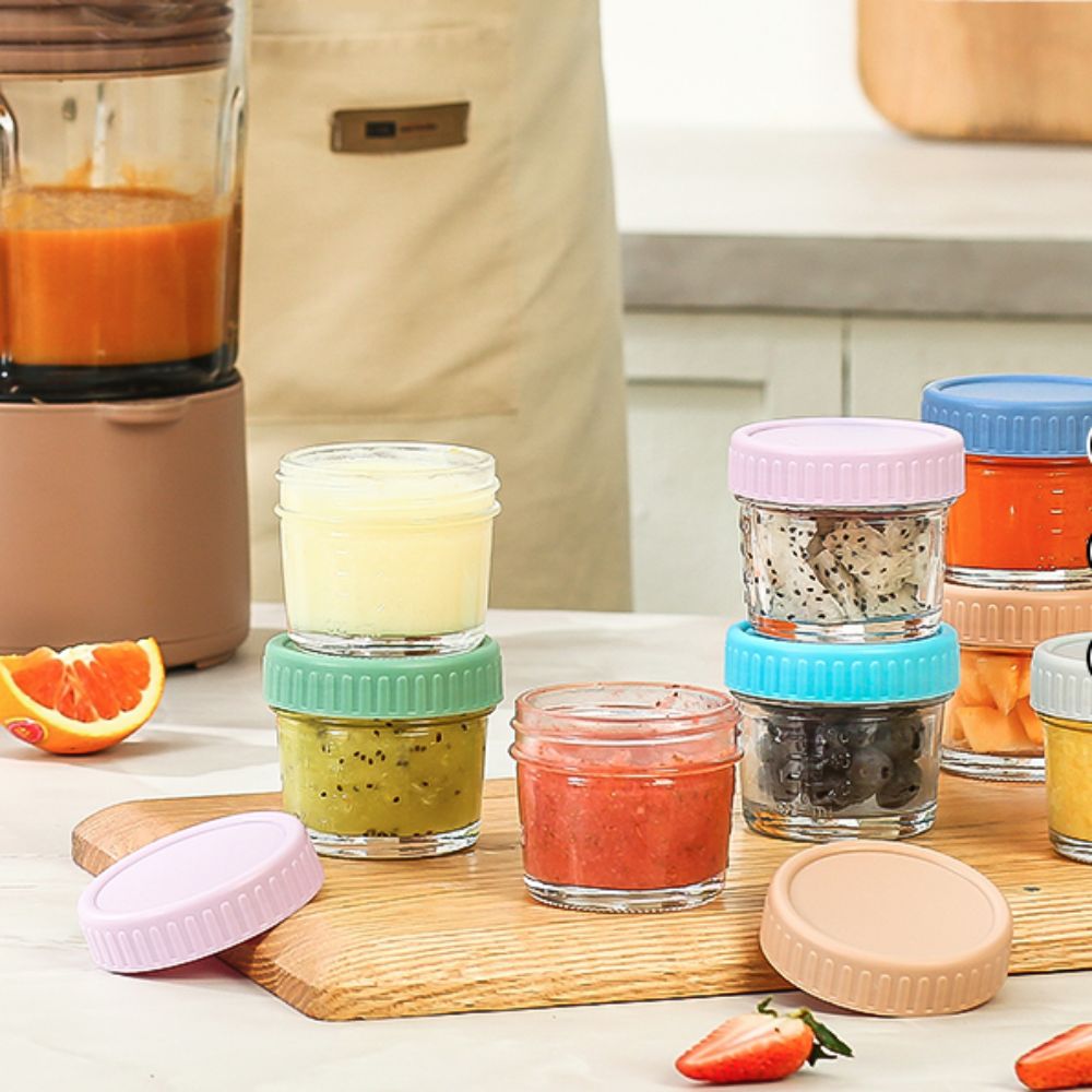6pcs Multipurpose Glass Baby F - Baby Food Glass Jar 评论和价格