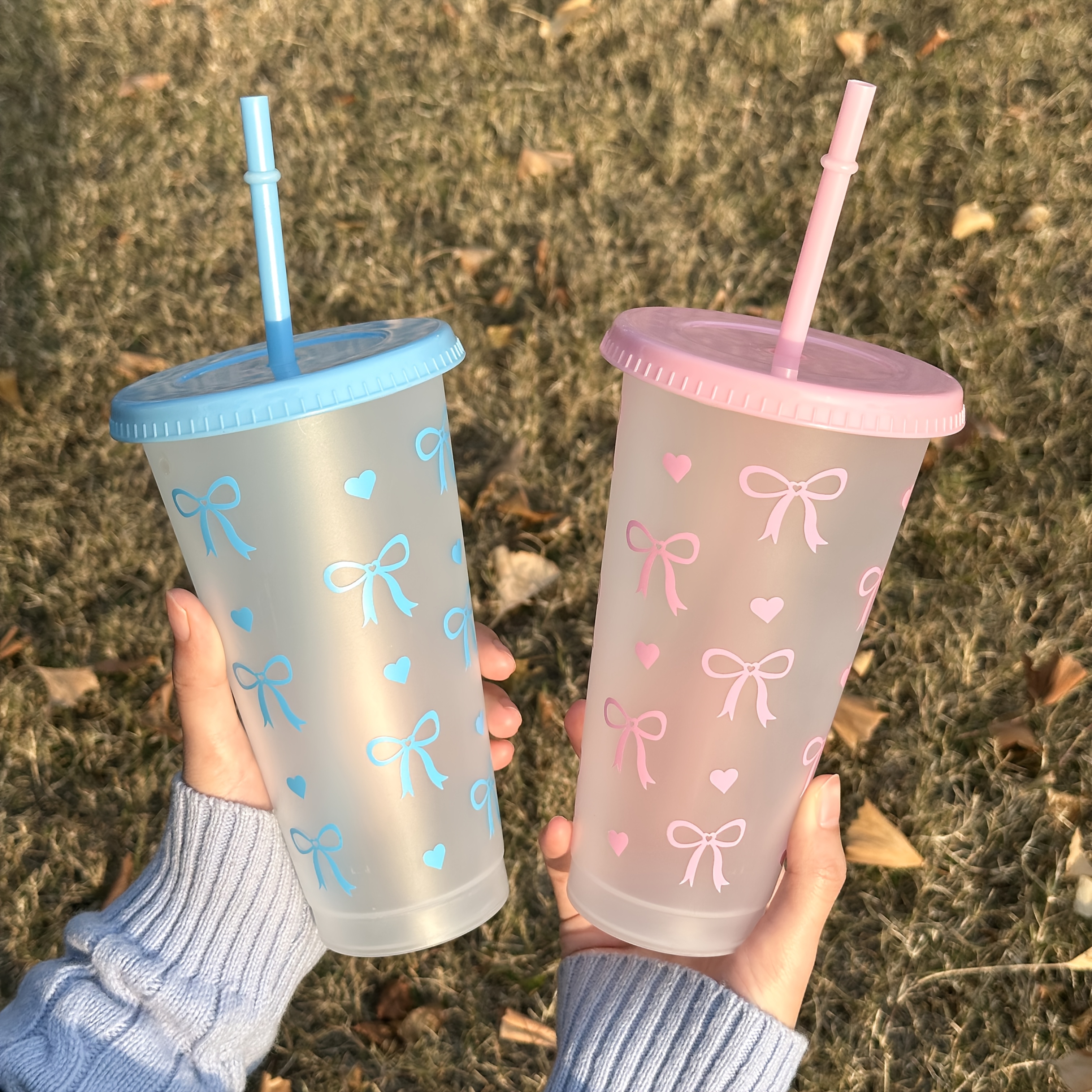 2/20pcs 24oz Reusable Party Cu - Training Cup Straw 评论和价格