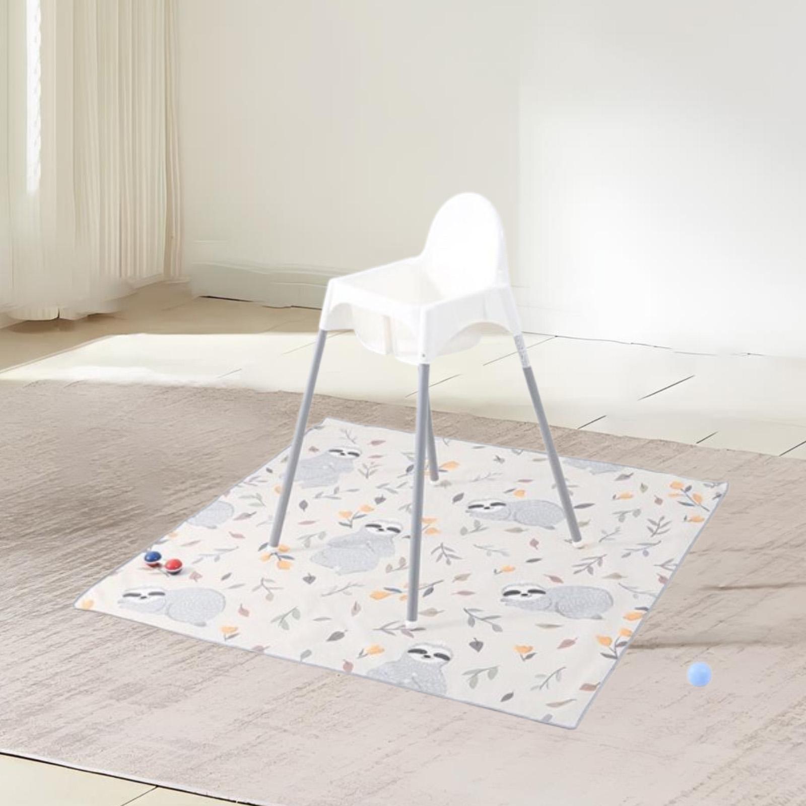 Washable Anti Slip High Chair  - Highchair Splash Mat 评论和价格