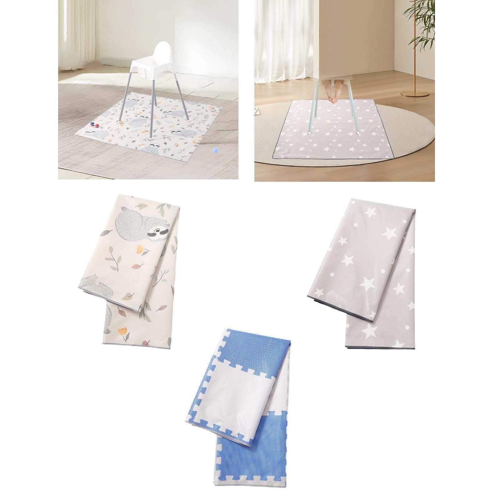 Washable Anti Slip High Chair  - Highchair Splash Mat 评论和价格