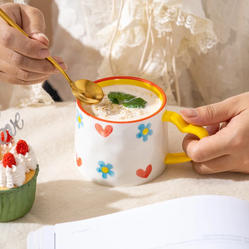 Ceramic Mug Creative Cute Hand - Baby Food Oatmeal 评论和价格