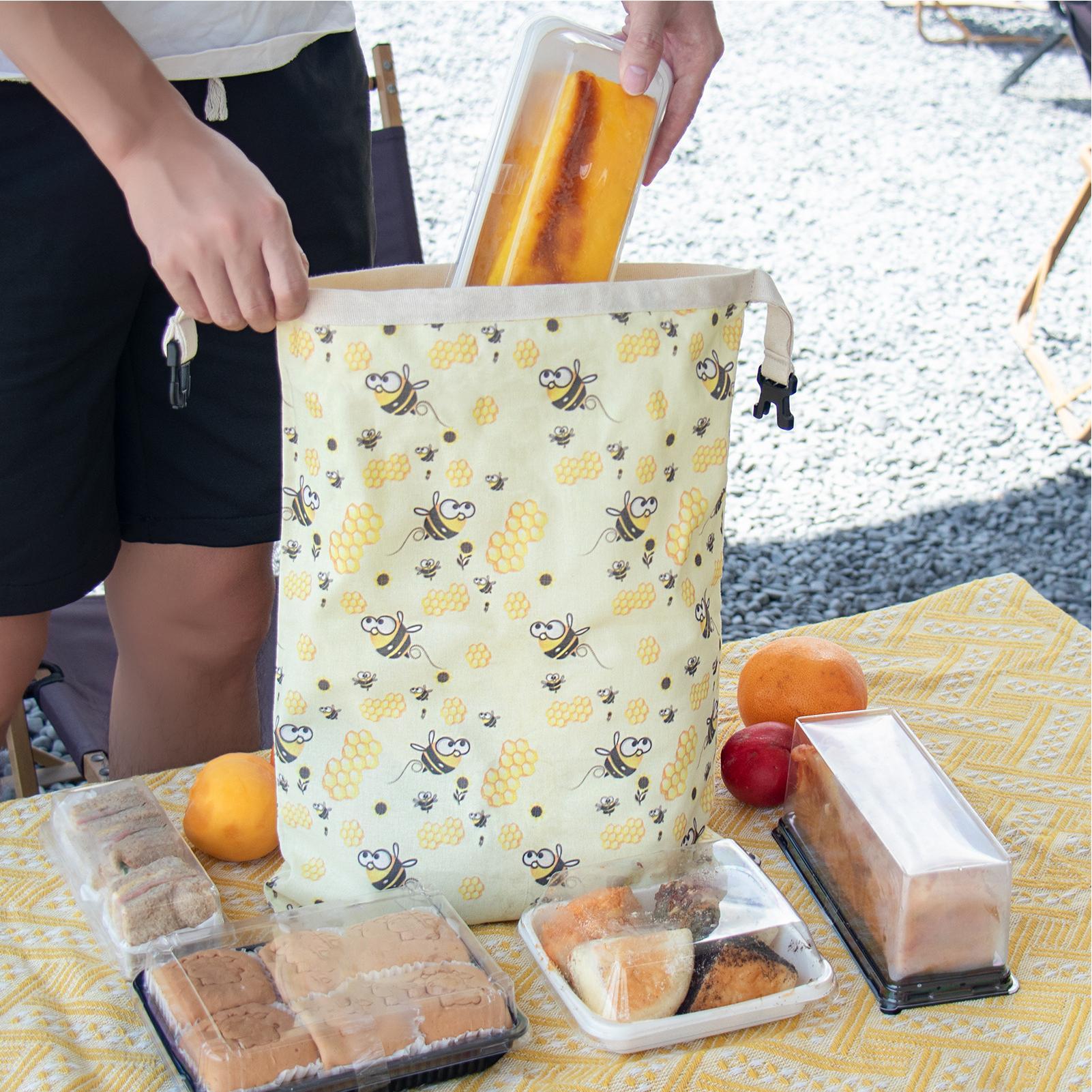 Beeswax Bread Bag Reusable Foo - Food Pouch Reusable 评论和价格