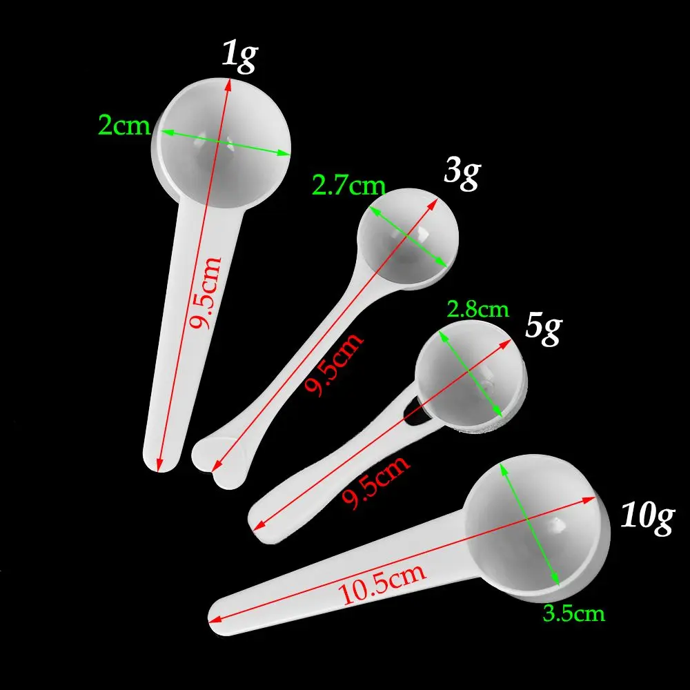 10PCS 1/3/5/10g Measuring Spoo - Baby Food Oatmeal 评论和价格