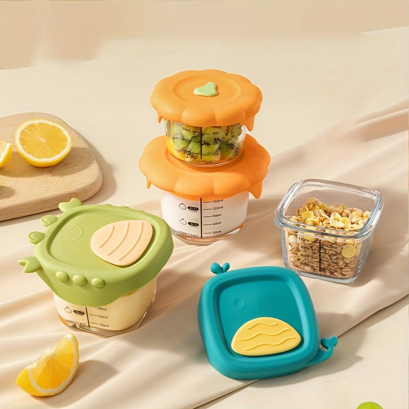 120/180ml Glass Baby Food Cont - Baby Food Glass Jar 评论和价格