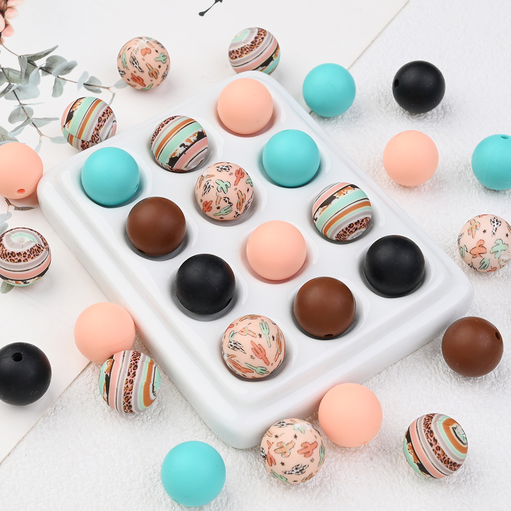 50Pcs 15mm Food Grade Silicone - Baby Food Set 评论和价格