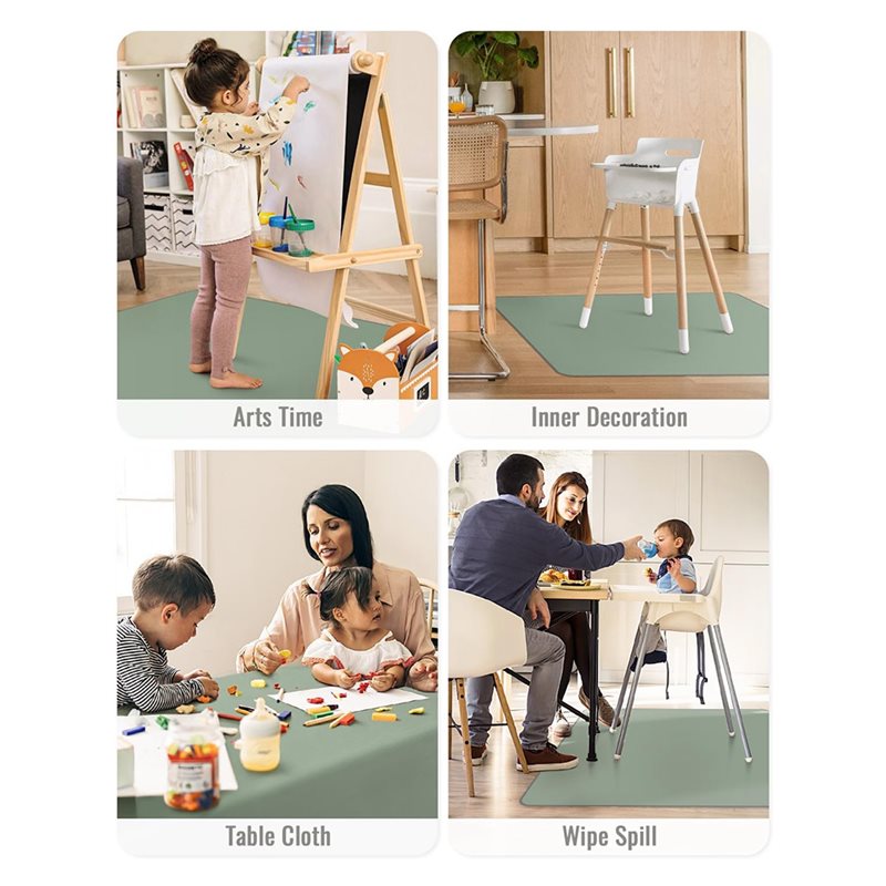 Splash Wipeable Baby For Under - Highchair Splash Mat 评论和价格
