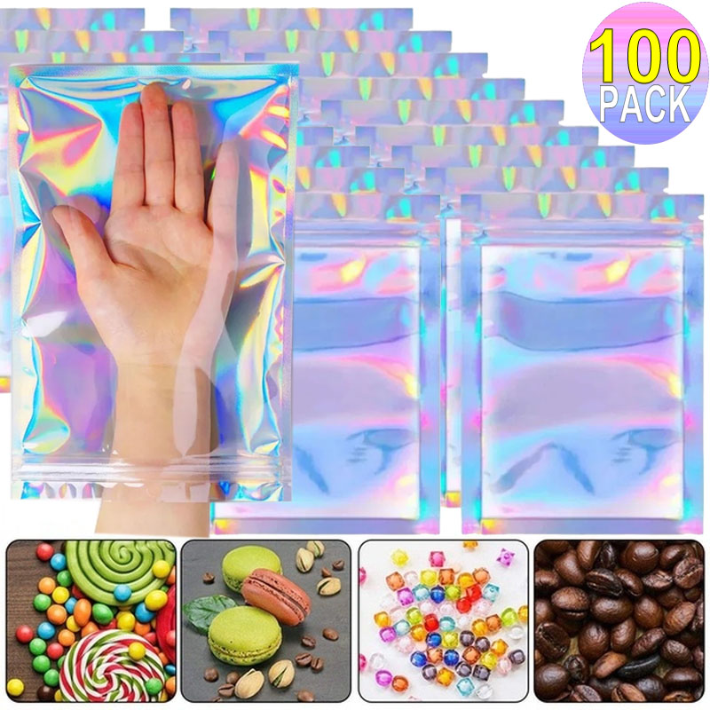100/10PCS Laser Sealing Bags P - Food Pouch Reusable 评论和价格