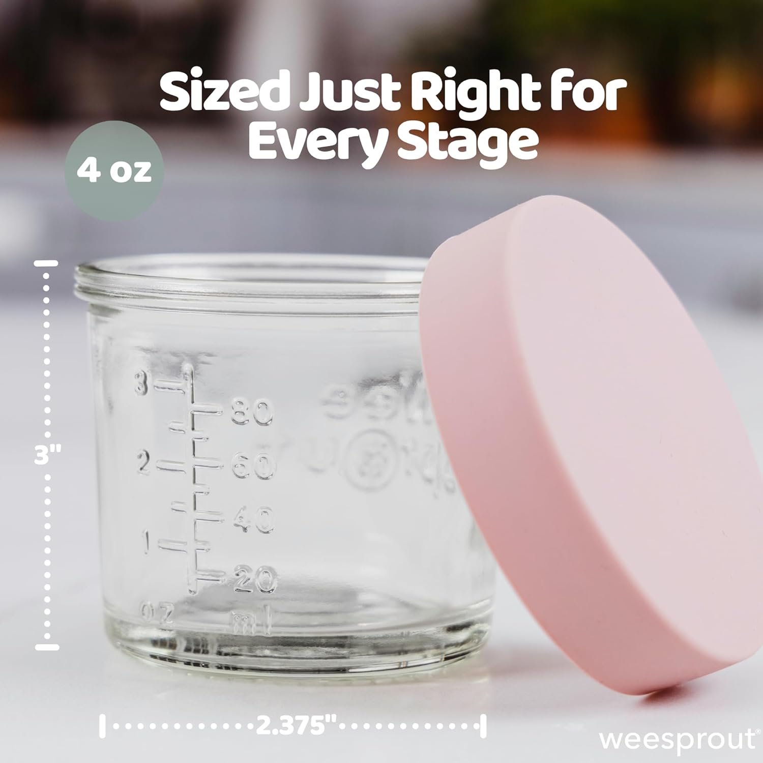 Glass Baby Food Storage Jars w - Baby Food Glass Jar 评论和价格