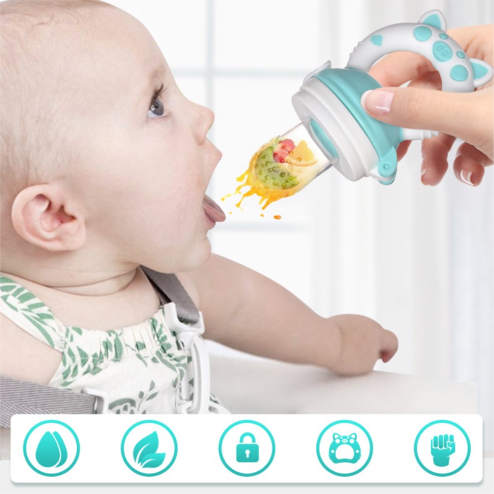Silicone Fresh Food Nibbler Ba - Baby Food Bites 评论和价格