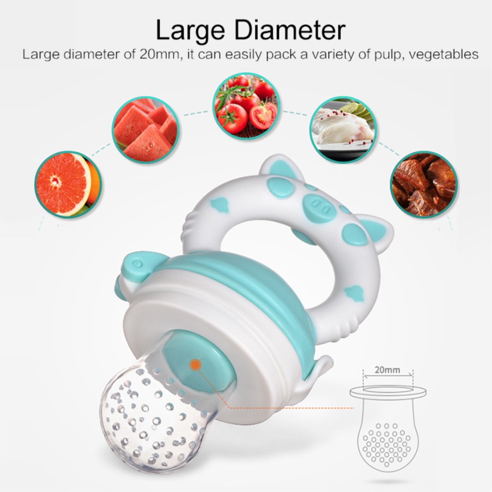 Silicone Fresh Food Nibbler Ba - Baby Food Bites 评论和价格