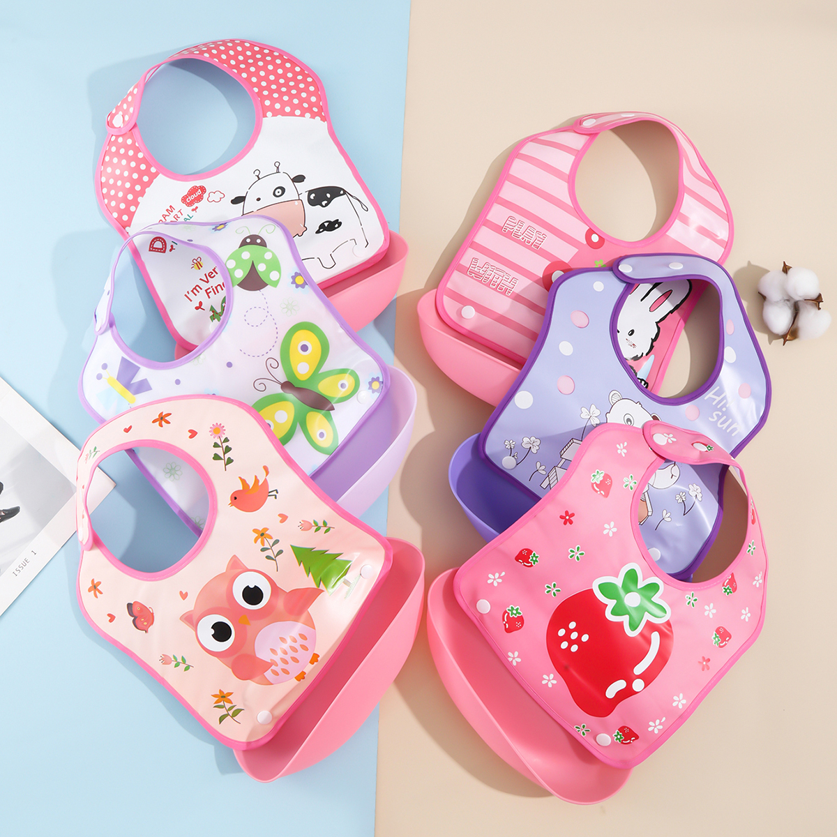 Baby food bib Baby waterproof  - Baby Food Set 评论和价格
