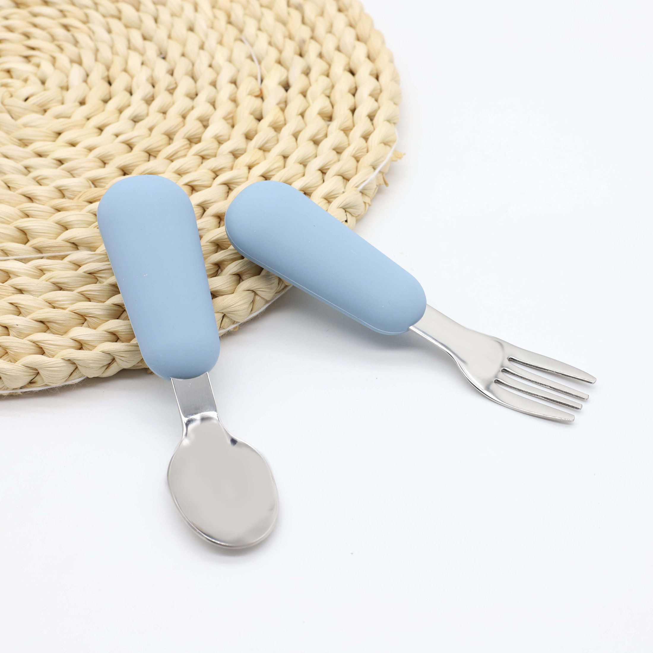 Silicone stainless steel spoon - Easy Baby Food 评论和价格