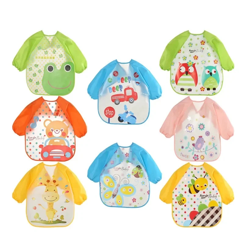 Waterproof EVA Full Sleeve Bab - Baby Food Set 评论和价格