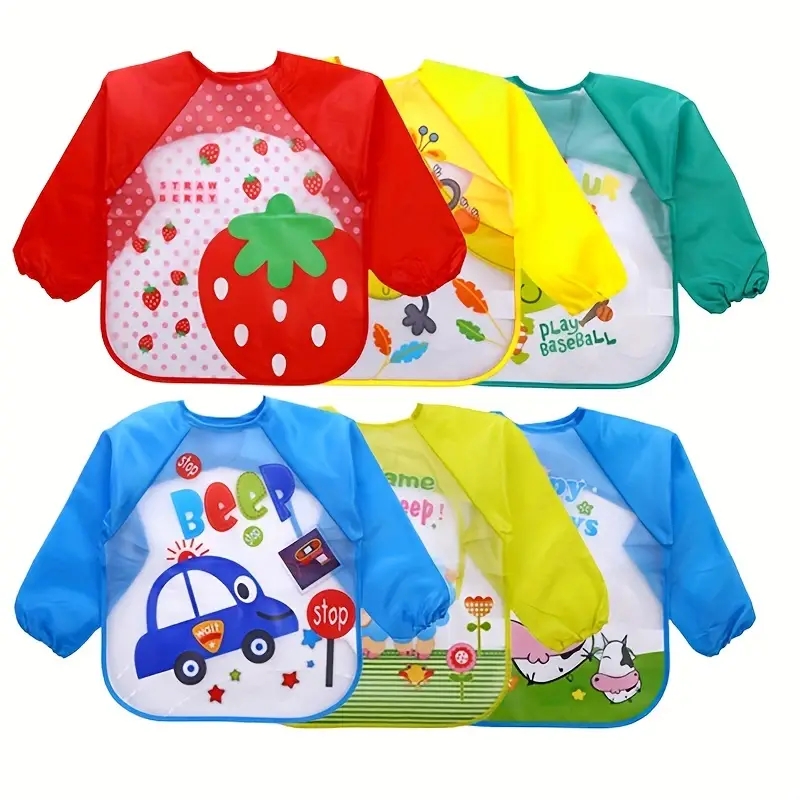 Waterproof EVA Full Sleeve Bab - Baby Food Set 评论和价格