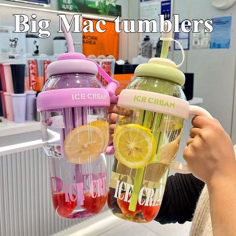 Trendy Oversized Tumbler - 32o - Training Cup Straw 评论和价格
